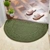 Carpets Entrance Semi-Circular Doormat Carpet Household Welcome Outdoor Door Mat Foot Pad Non-Slip Area Rug For Bathroom Kitchen