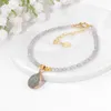 Модный браслет-подвеска в виде капли воды для женщин, блестящий натуральный камень лабрадурит, мужские драгоценные камни, бусины, браслеты, женские ювелирные изделия, подарок