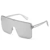 Lunettes de soleil de luxe surdimensionnées Lentes De Sol Big Frame Square PC Logo personnalisé UV400 hommes