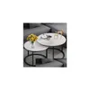 Mobili per soggiorno Tavolini rotondi in marmo moderno di lusso italiano al 100% Scrivania per tavolo in ferro con combinazione semplice 2 in 11251731 Drop Dhnds