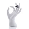 Smyckespåsar Skyltdocka Finger Glove Ring Armband Bangle Display Stand Holder Selling Organizer