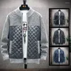 Hommes chandails 2023 automne et hiver Patchwork pull polaire épais chaud laine veste hommes mode beau Cardigan