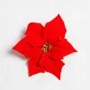 Decorative Flowers Christmas Flower Arrangements Bouquets Decorations Red Centerpieces Artificial