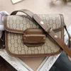 Mini bolsa em relevo com aba crossbody bolsa de ombro feminina bolsa pequena bolsa de lona couro genuíno carta clássica retro hardware destacável alça verde vermelha