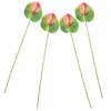 Fiori decorativi Artificiali Anthurium Lily Simulazione Andraeanum Lind Bouquet domestico finto