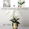 Large Artificial orchid flower arrangement PU real touch hand feeling floor Table Decoration home high quality bouquet no vase 201303m