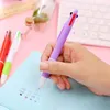 6st Söt Animal Cartoon Ballpoint Pen School Office Supply Stationy Papelaria Escolar Multicolored Penns Colorful Refill