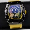 Marchio di orologi di lusso 2023 Nuovo orologio da uomo con tigre a forma di drago, barile impermeabile, tendenza alla moda, ad alto aspetto