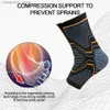 Ankle Support 1Pcs Elastic Knitted Sports Ank Support Brace For Cycling Yoga Basketball Volyball Men Women Foot Joint Ank Protector Q231124