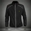 Kurtki rowerowe Wolfbike Kurtka rowerowa Winter Men Windbreaker Water Repellent Reflent Rower z długim rękawem płaszcz bicyklowy 231124