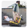 Partihandel 200 kg avgiftsbar elektrisk klättring rullstol upp och nerför trapporna Crawler Portable Folding Climbing Machine Cart för funktionshindrad