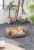 Mewoofun Canapé-lit pour chat pour petits chiens et animaux domestiques, coussin de couchage polyvalent et confortable pour vos amis à quatre pattes, tapis doux lavables 231123