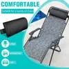 Pillow Garden Lounger Neck Recliner Headrest Beach Chair Camp Terrace Lounge Lunch Break Rest