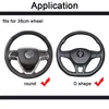 Steering Wheel Covers Universal Car Crystal Diamond Shiny Protective Cover Accessories Decoration