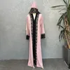 Etnische kleding Afrikaanse jurken voor vrouwen Elegante moslimmode Abayas Dashiki Robe Kaftan Long Maxi Dress Turkish Africa en Scarf 230424