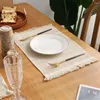 テーブルマットヴィンテージシンプルなリネンコットンソフト品質高世帯ナプキンind快適なプラコマット自然