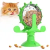 Vente chaude fournitures pour animaux de compagnie jouet moulin à vent fuite de nourriture jouets soulager l'ennui artefact chaton multicolore jeu de chat chargeur automatique