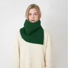 Scarves Bejirog Fashion Solid Color Knitted Neckerchief Soft And Skin Friendly Cold Warm Protection Wear Open Pile Collar
