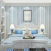 Wallpapers Pink Blue Striped Kids Room Wall Papers 3d Baby Boys Girl Bedroom Non Woven Murals Wallpaper Roll 10 M House Decoration EZ231