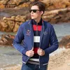 Chaquetas para hombres Bruce Shark Winter Mens Jacke Interior Algodón Espesar Abrigos cálidos Ropa de béisbol Bordado Moda Casual Cremallera Hombre Abrigo Tamaño grande 231124