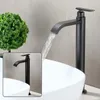 Rubinetti per lavabo da bagno Rubinetto singolo per lavabo nero di raffreddamento Stile europeo Acqua fredda Acciaio inossidabile 304 Art