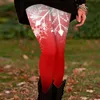 Frauen Leggings Hosen Casual Komfort Grafik Yoga Lange Isolierte Strumpfhosen Gebürstet Winter Pantalones De Mujer