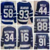 Camisas de hóquei baratas Auston Matthews John Tavares Mitchell Marner William Nylander Morgan Rielly Blue Arenas Reverse Retro Heritage Alternate Reversível Preto