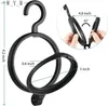 Wig Stand 1Pcs Wholesale Hanging Wig Stand For Wigs Display Styling Portable Wig Hanger Hair Dryer Durable Wig Hanging Stand Display Tool 231123