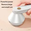 New Electric Lint Remover For Clothes Fuzz Pellet Sweater Fabric Hair Ball Trimmer Portable Charge Detachable Cleaning