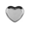 Plates Stainless Steel Heart Shape Decorative Tray Gold Sliver Jewelry Dish Cosmetic Lipstick Organizer Platter Small Storage