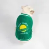 Vêtements pour chiens Vêtements pour animaux de compagnie Chien d'hiver Peluche épaisse Manteau de baseball pour chien français Marque chaude et tendance