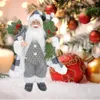 Julleksakstillbehör Santa Claus Decoration Santa Claus Doll Standing Toy Gift Pendant Christmas Xmas Trees Party Desktop Holiday Festival Decoration 231124