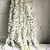 Christmas Decorations 4020Pcs Artificial Wisteria Flowers Hanging Garland Vine Rattan Fake Flower String Silk Home Garden Wedding Decoration 231123