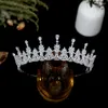 Haarclips Asnora CZ Tiara Crowns Wedding Accessoires Couronne Mariage Bruid Hoofdtooi Mahkota Panjang Untuk Pengantin Wanita A011495