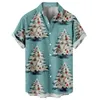 Men's T Shirts Short Sleeve Button Mens Printed Christmas Down Beach Long Men Shirt Denim Jacket