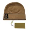 Plaid Beanie Designer Hats for Men Knitted Bonnets Winter Hat Fall Thermal Skull Cap Ski Travel Classical Warm Beanies Q-3