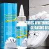 Upgrade New 30/100ml White Shoes Cleaning Gel Clean Shoe Stain Whitening Cleansing Polish Foam Deoxidizer Gel For Sneaker Remove Yellow Edge