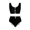 Designer Women's Swimwear Bikini Two Pieces Swimsuit for Women Swimwear Solid 2024 New Female Tankini Designer Beach Bathing Suit Summer 0J9O