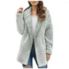 Женские куртки зимнее пальто для женщин с длинным плюшевым мишка