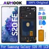 Original AMOLED Display For Samsung Galaxy S20FE 4G 5G LCD Display Touch Screen Assembly For Samsung S20 FE SM-G780F/DSM SM-G781B/DS SM-G781U Replacement Parts