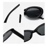 Sunglasses Full Frame Elliptical Three Star Vintage For Women Mens Brand Design Eyewear Outdoors Trendy Fashion Multicolour INS
