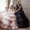 Girl Dresses Flower Dress For Wedding Cloud Puffy Party Gown Layers Tulle Kid Birthday First Communion Prom Gowns Handmade