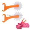Acessórios para peças de sapatos 2023 Mini Croc Spurs Shoetails vários pescoços e rowels de solor para entrega 20 dhvep