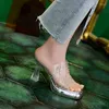Slippels Leisure Women Slides Daily Strange High Heel Shoes For Solid Shine Bling Rivet Summer Zapatos de Mujer