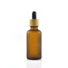 Lagringsflaskor 297 st 30 ml Frosted Amber Glass Droper Bottle With Paper Tube och. 70 av 100 ml -pumpen