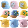 Caps Zomer Emmer Hoed Dinosaurus Leuke Pasgeboren Baseball Cap Kleur Outdoor Strand Kids Baby Jongen Meisje Zon Hoeden Motorkap p230424