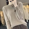 女性用セーター秋と冬のライン既製衣服カシミアセーター丸いネックプルオーバーファッションが緩んでいます