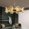 Hanglampen Lotus Moderne Eetkamer Kroonluchter Mooie Warme Woonlamp Slaapkamer Noord-Europese Italiaanse Luxe