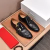 Hoogwaardige 2023 Heren Dress Shoes Business Echt lederen merkontwerper Classic Formal Flats Men Elegant Office Shoes Maat 38-46