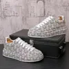 Spring New Rhinestone Tide Boots Versão coreana Sole grossa Everything Fashion Casual Shoes Zapatos Sapatos A13